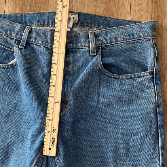 L.L. Bean Mens Light Wash Standard Fit Straight Leg Denim Jeans Size 33x30 - Picture 6 of 7